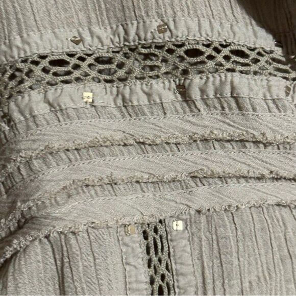 Free People Summer Stars Button Down Shirt Sz XS - Picture 9 of 15